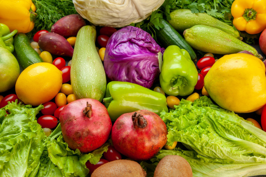 Frutas y hortalizas de temporada en enero