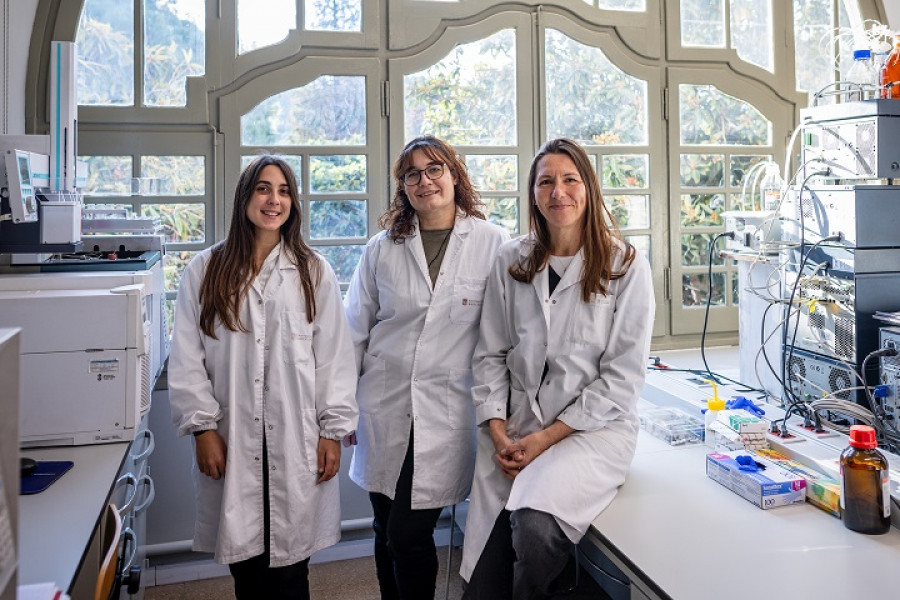 Berta Torres, Alba Tres y Stefania Vichi avellanas uab