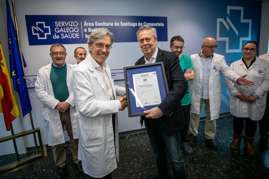 Unidad de Endoscopia Digestiva área de salud de Santiago de Compostela certificación de calidad ISO