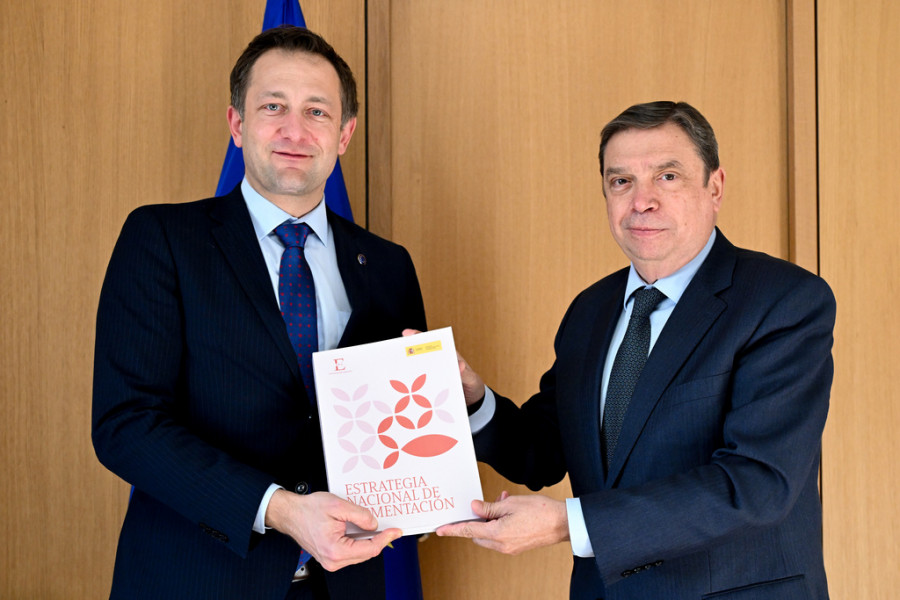 Luis planas y Christophe Hansen