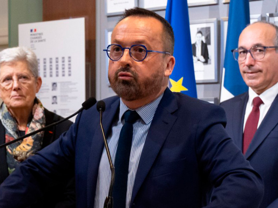 Yannick Neuder, ministro de la Solidaridad y de la Salud de Francia