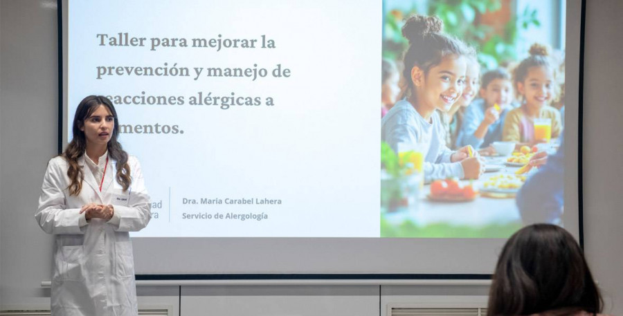 María Carabel, especialista del Departamento de Alergología e Inmunología Clínica de la Clínica Universidad de Navarra