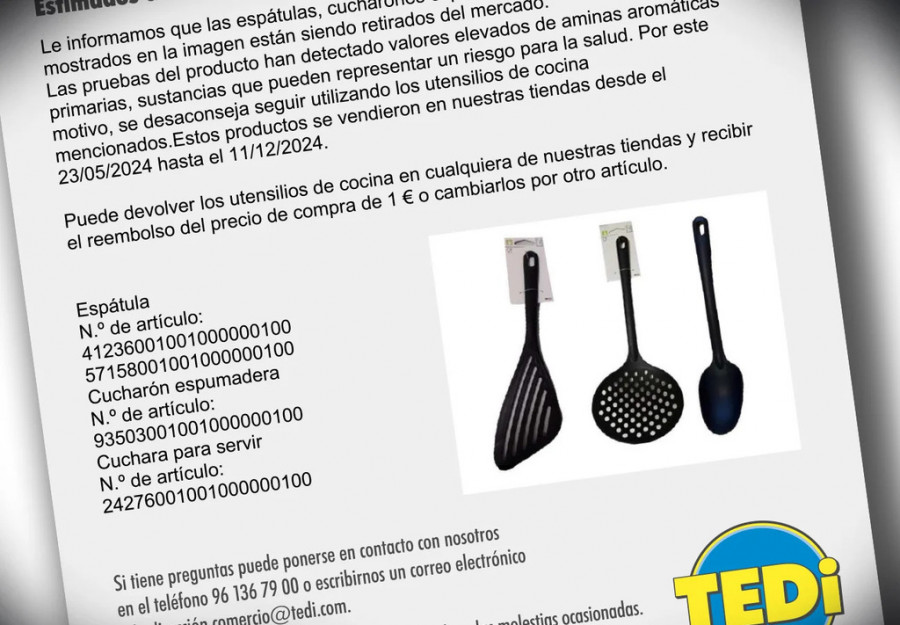 Utensilios Tedi