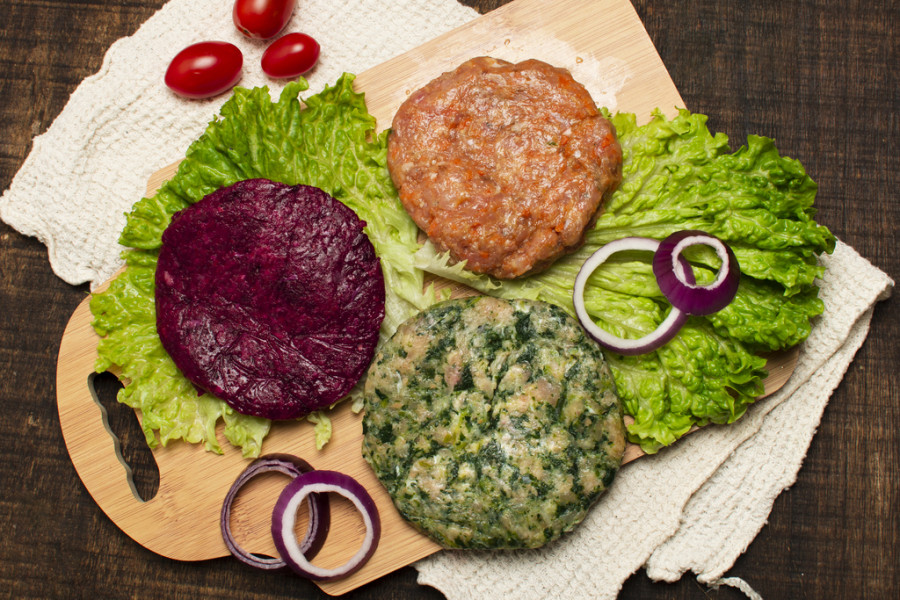 Hamburguesas vegetales