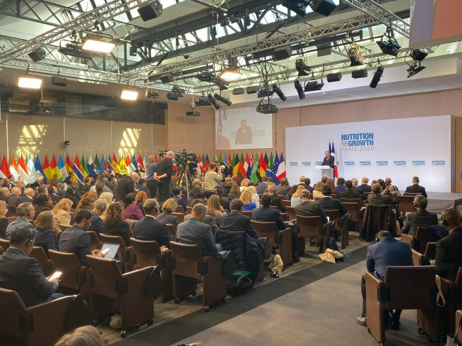 Cumbre de Nutrición para el Crecimiento (N4G) celebrada en París