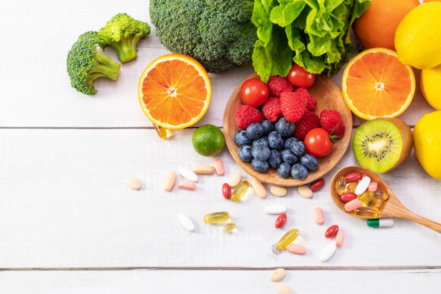 Vitaminas protección sarcopenia