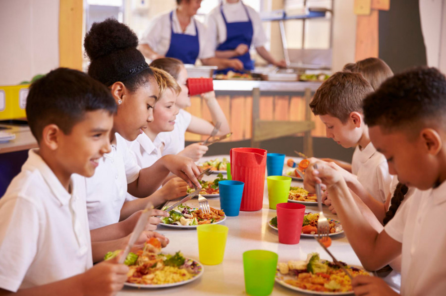 Menú vegano en colegios