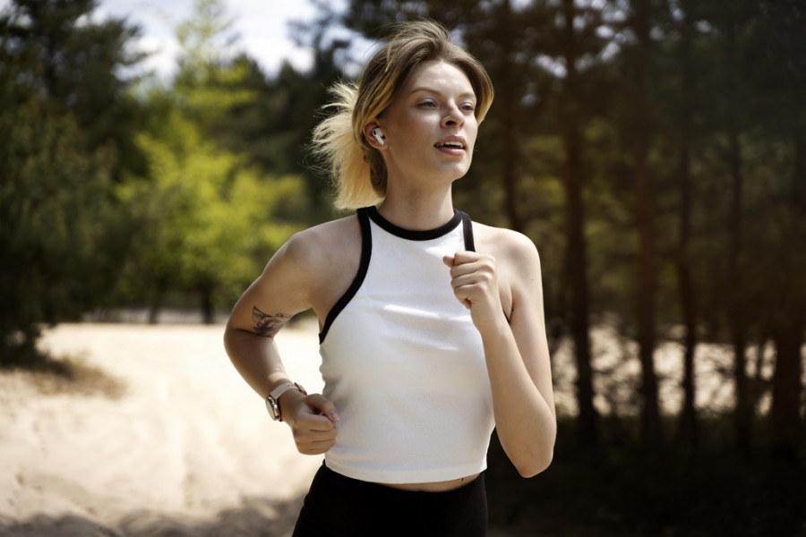 Mujer corriendo