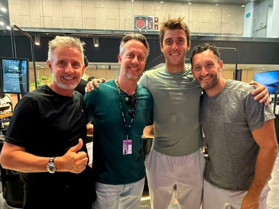 El nutricionista español Néstor Vicente Salar asesoró a los mejores tenistas argentinos en el Mutua Madrid Open