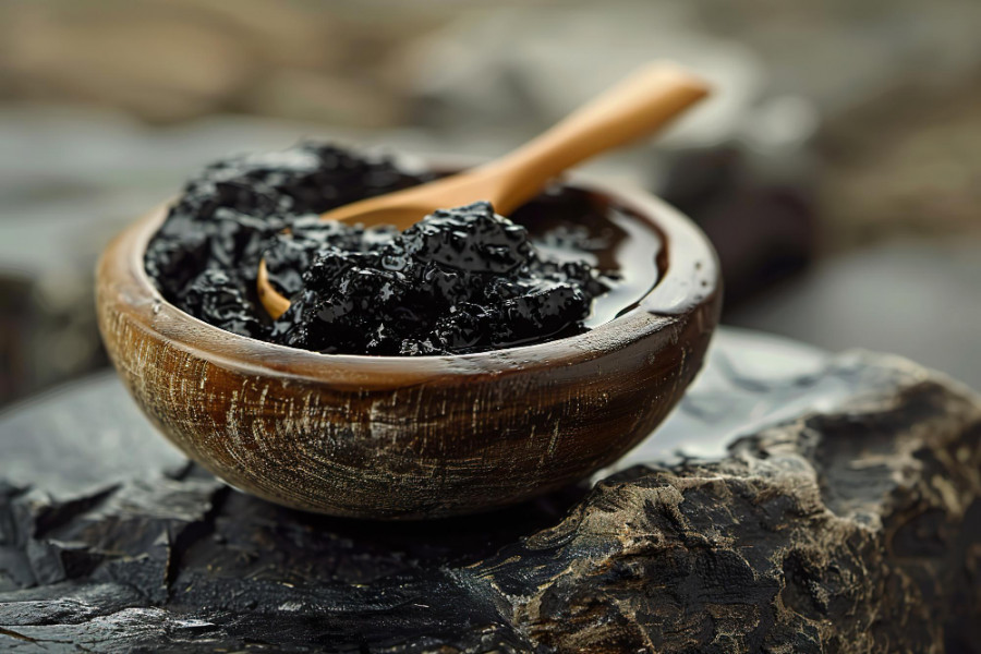 Shilajit o shilajeet es una medicina ayurvédica que se encuentra principalmente en las rocas del Himalaya.