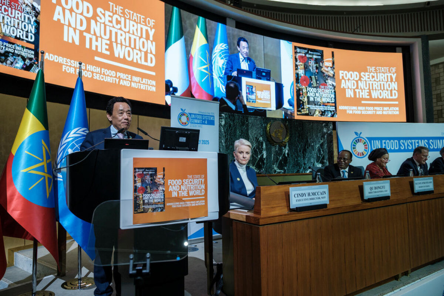 QU Dongyu, director general de FAO, en Etiopía.